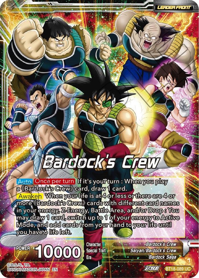 Bardock's Crew // Bardock, Inherited Will (BT18-089) [Dawn of the Z-Legends Prerelease Promos] - La Boîte Mystère ( The Mystery Box)