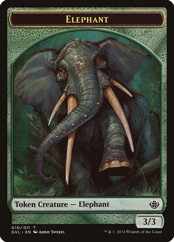 Elephant Token (Garruk vs. Liliana) [Duel Decks Anthology Tokens] - La Boîte Mystère ( The Mystery Box)