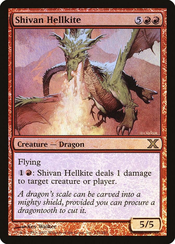 Shivan Hellkite (Premium Foil) [Tenth Edition] - La Boîte Mystère ( The Mystery Box)
