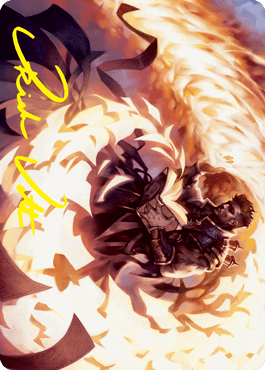 Revel in Silence Art Card (Gold-Stamped Signature) [Strixhaven: School of Mages Art Series] - La Boîte Mystère ( The Mystery Box)