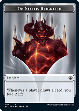 Ob Nixilis Reignited // Ob Nixilis Reignited Double-Sided Token [Starter Commander Decks] - La Boîte Mystère ( The Mystery Box)