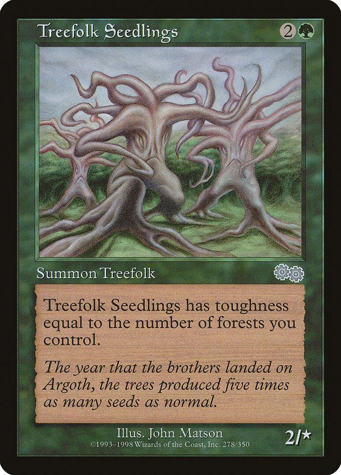 Treefolk Seedlings [Urza's Saga] - La Boîte Mystère ( The Mystery Box)