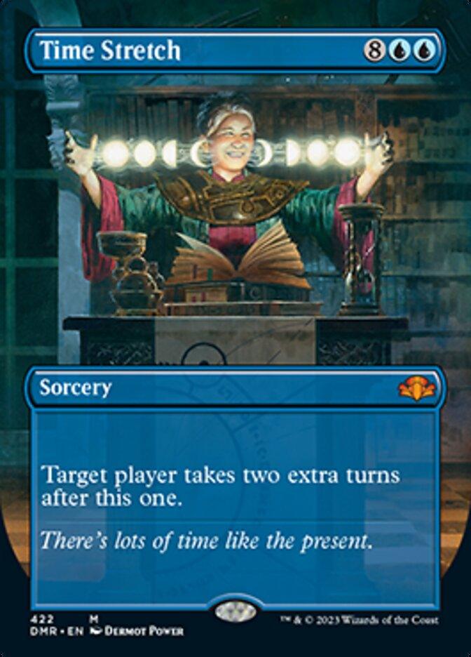 Time Stretch (Borderless Alternate Art) [Dominaria Remastered] - La Boîte Mystère ( The Mystery Box)