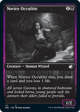 Novice Occultist [Innistrad: Double Feature] - La Boîte Mystère ( The Mystery Box)