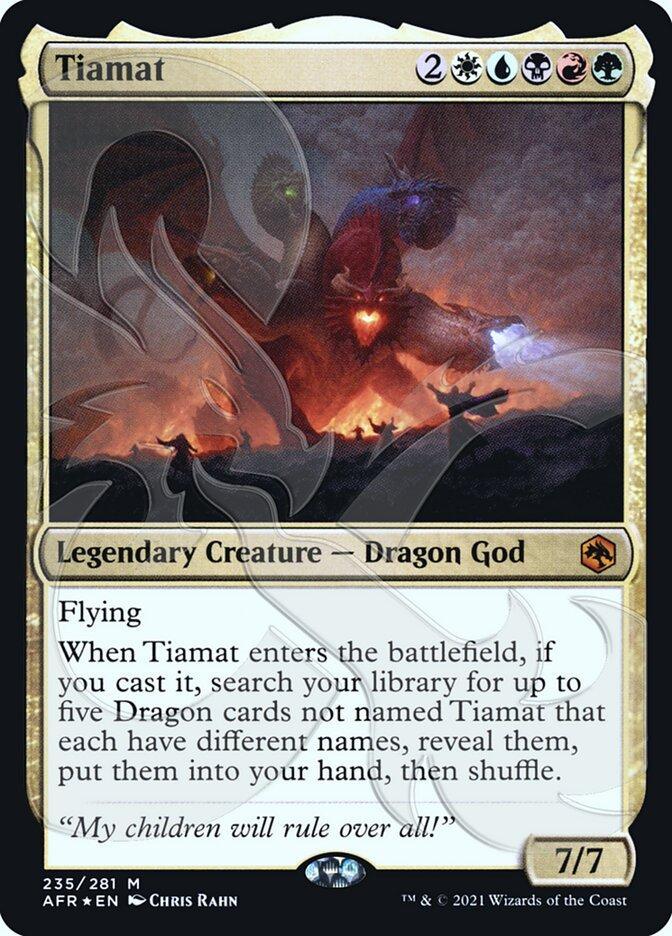 Tiamat (Ampersand Promo) [Dungeons & Dragons: Adventures in the Forgotten Realms Promos] - La Boîte Mystère ( The Mystery Box)
