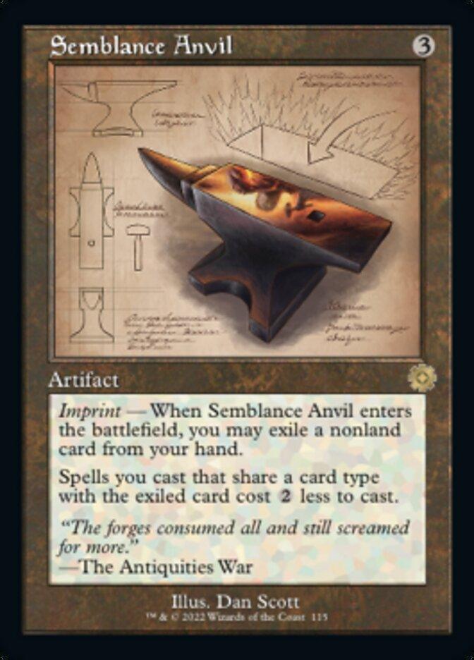 Semblance Anvil (Retro Schematic) [The Brothers' War Retro Artifacts] - La Boîte Mystère ( The Mystery Box)