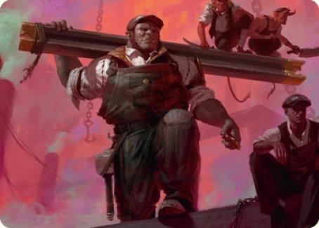 The Beamtown Bullies Art Card [Streets of New Capenna Art Series] - La Boîte Mystère ( The Mystery Box)