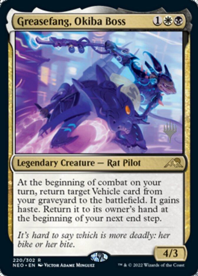 Greasefang, Okiba Boss (Promo Pack) [Kamigawa: Neon Dynasty Promos] - La Boîte Mystère ( The Mystery Box)