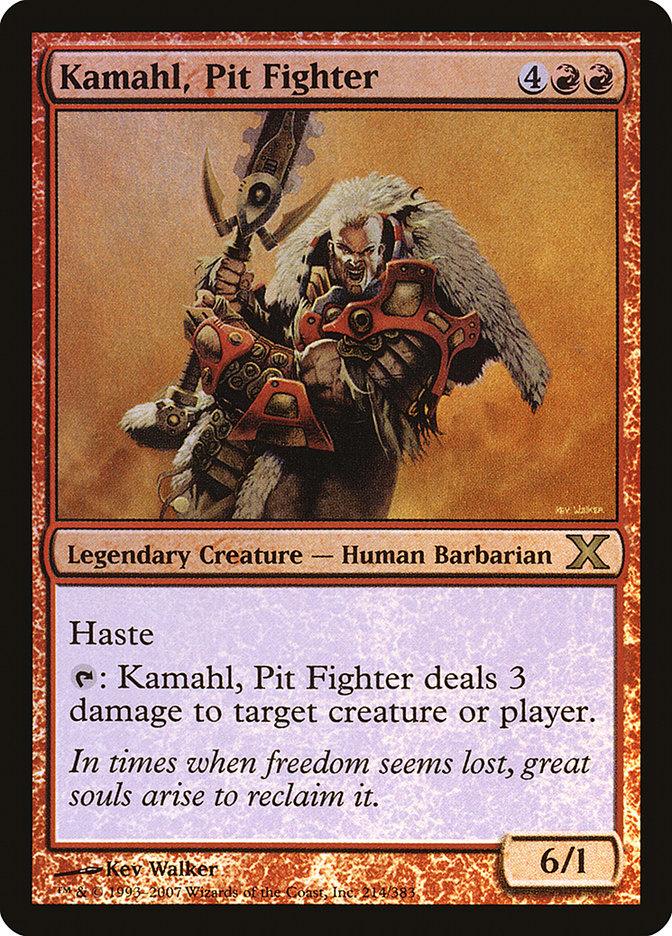 Kamahl, Pit Fighter (Premium Foil) [Tenth Edition] - La Boîte Mystère ( The Mystery Box)