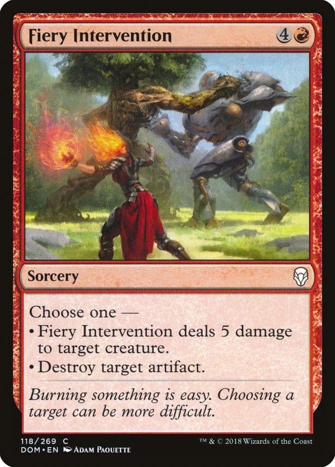 Fiery Intervention [Dominaria] - La Boîte Mystère ( The Mystery Box)