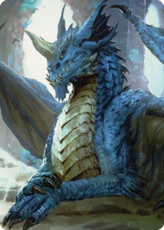 Young Blue Dragon Art Card [Commander Legends: Battle for Baldur's Gate Art Series] - La Boîte Mystère ( The Mystery Box)