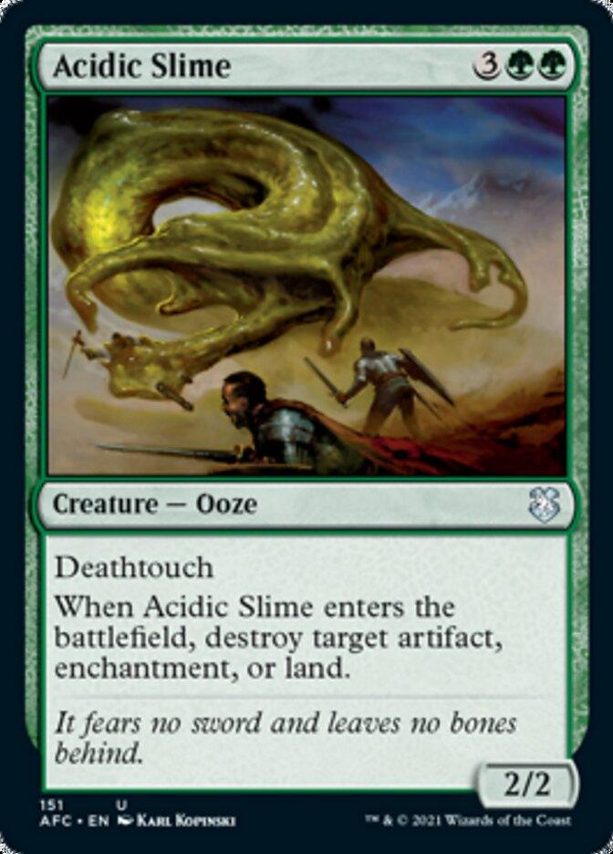 Acidic Slime [Dungeons & Dragons: Adventures in the Forgotten Realms Commander] - La Boîte Mystère ( The Mystery Box)