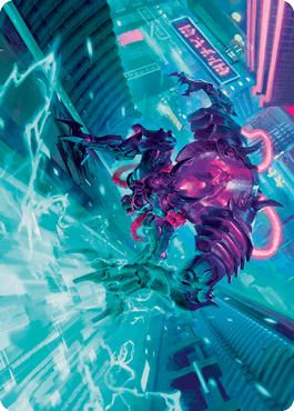 Surgehacker Mech Art Card [Kamigawa: Neon Dynasty Art Series] - La Boîte Mystère ( The Mystery Box)