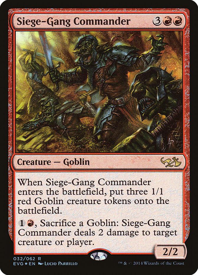 Siege-Gang Commander (Elves vs. Goblins) [Duel Decks Anthology] - La Boîte Mystère ( The Mystery Box)