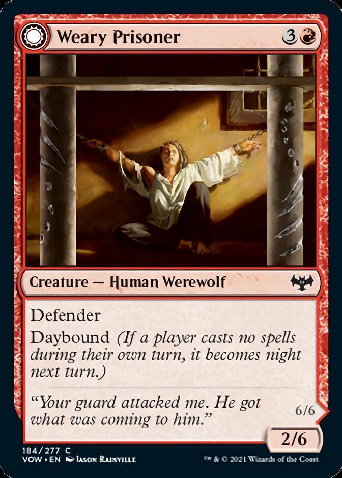 Weary Prisoner // Wrathful Jailbreaker [Innistrad: Crimson Vow] - La Boîte Mystère ( The Mystery Box)