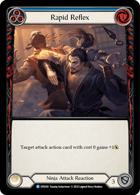 Rapid Reflex (Blue) [UPR164] (Uprising) Rainbow Foil - La Boîte Mystère ( The Mystery Box)