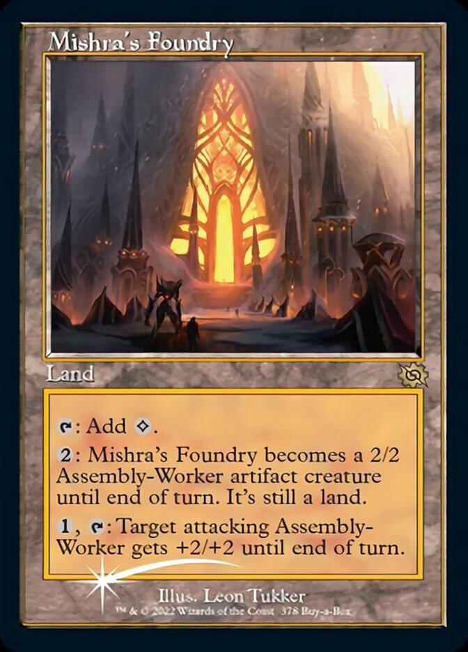 Mishra's Foundry (Retro) (Buy-a-Box) [The Brothers' War] - La Boîte Mystère ( The Mystery Box)