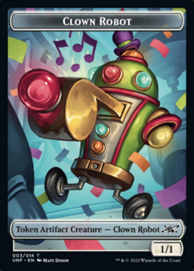 Clown Robot (003) Token [Unfinity Tokens] - La Boîte Mystère ( The Mystery Box)