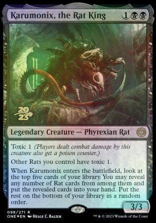 Karumonix, the Rat King [Phyrexia: All Will Be One Prerelease Promos] - La Boîte Mystère ( The Mystery Box)