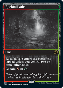 Rockfall Vale [Innistrad: Double Feature] - La Boîte Mystère ( The Mystery Box)
