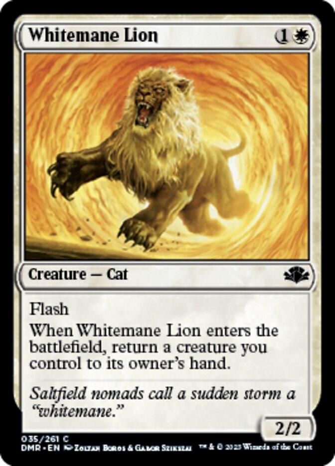 Whitemane Lion [Dominaria Remastered] - La Boîte Mystère ( The Mystery Box)