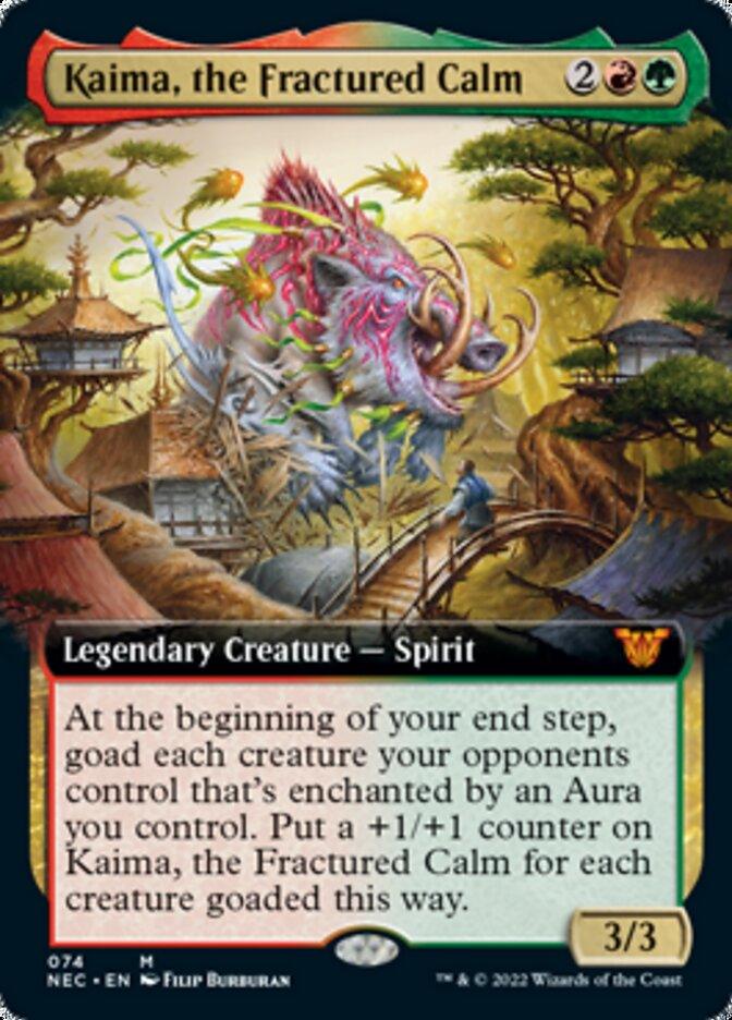 Kaima, the Fractured Calm (Extended) [Kamigawa: Neon Dynasty Commander] - La Boîte Mystère ( The Mystery Box)