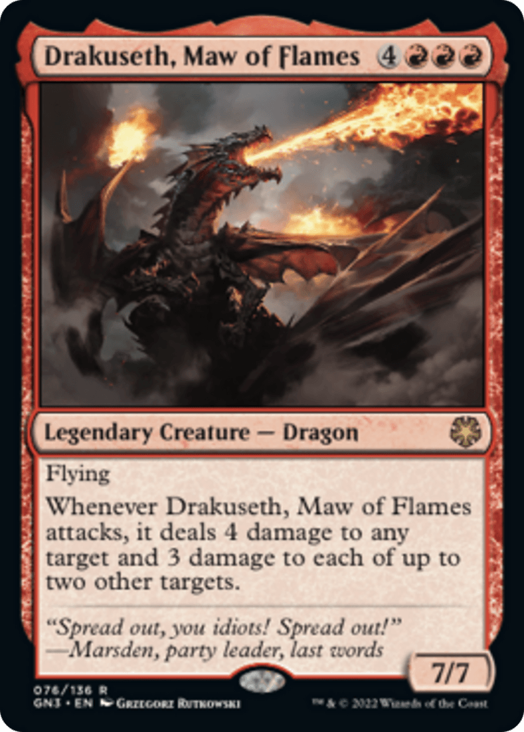 Drakuseth, Maw of Flames [Game Night: Free-for-All] - La Boîte Mystère ( The Mystery Box)