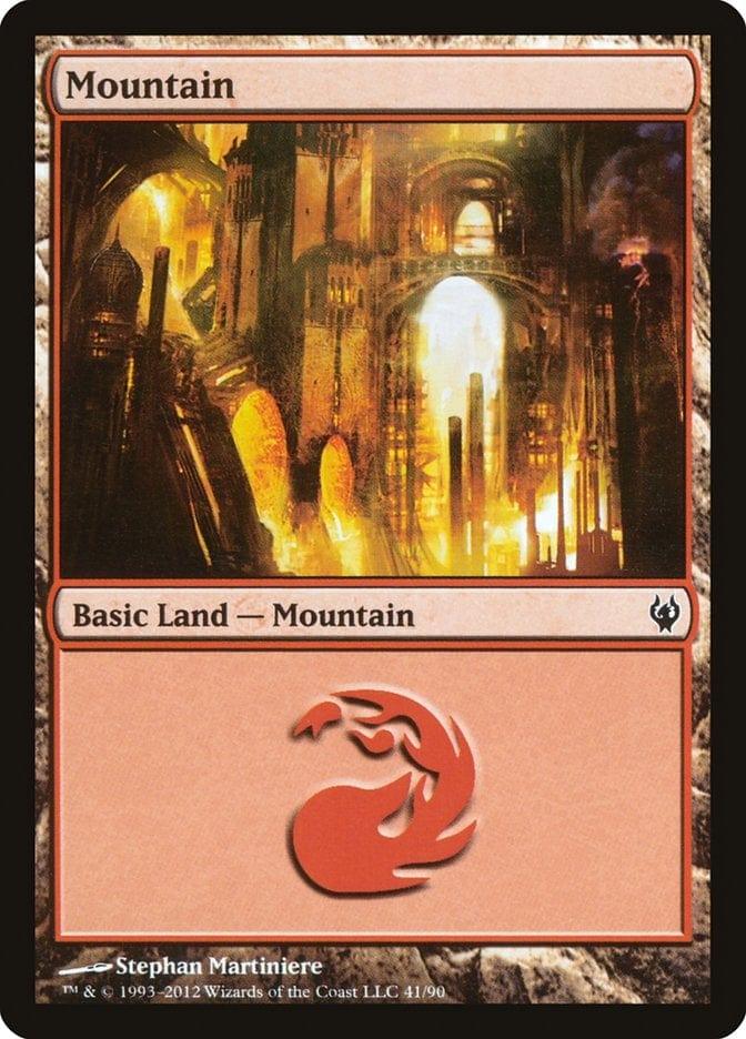 Mountain (41) [Duel Decks: Izzet vs. Golgari] - La Boîte Mystère ( The Mystery Box)