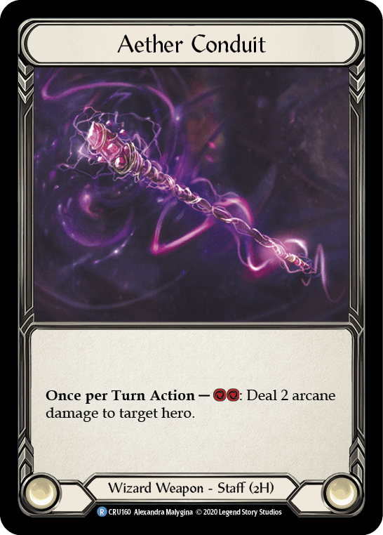 Aether Conduit [CRU160] 1st Edition Cold Foil - La Boîte Mystère ( The Mystery Box)