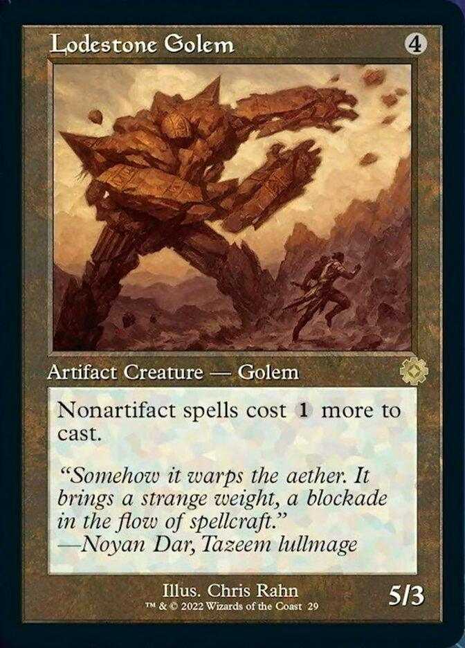 Lodestone Golem (Retro) [The Brothers' War Retro Artifacts] - La Boîte Mystère ( The Mystery Box)