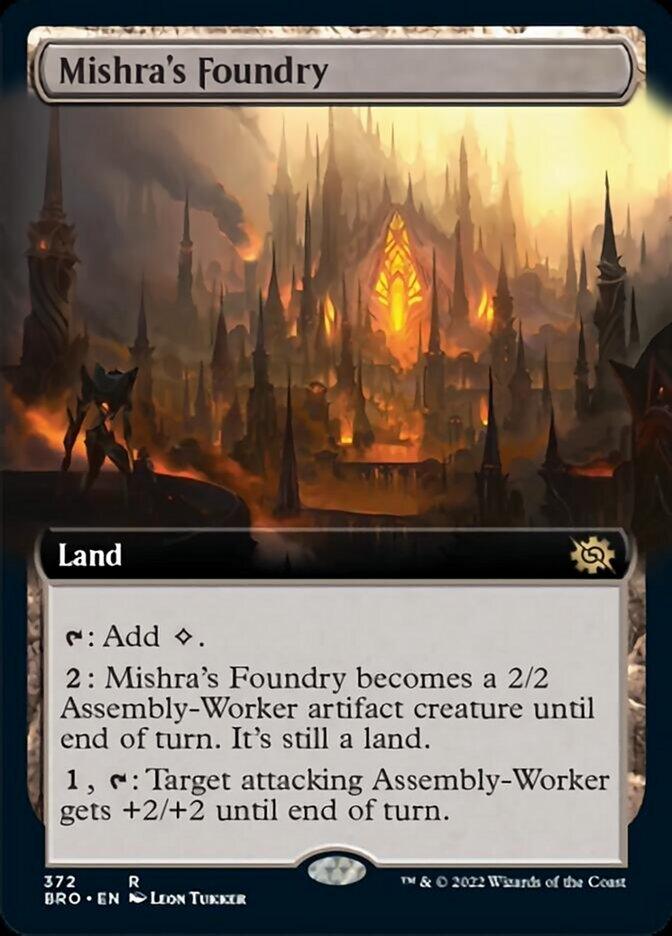 Mishra's Foundry (Extended Art) [The Brothers' War] - La Boîte Mystère ( The Mystery Box)