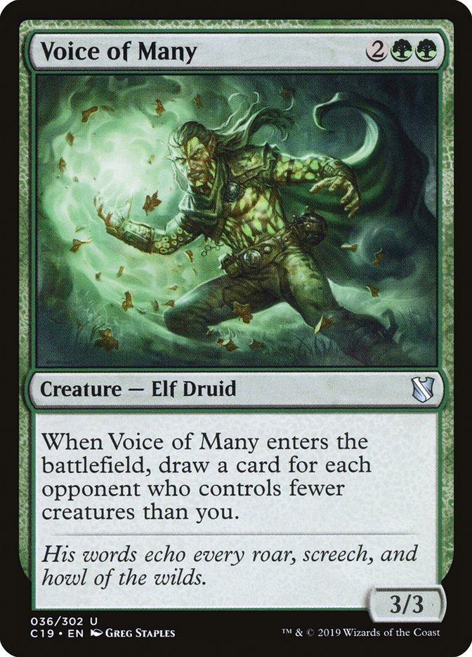 Voice of Many [Commander 2019] - La Boîte Mystère ( The Mystery Box)
