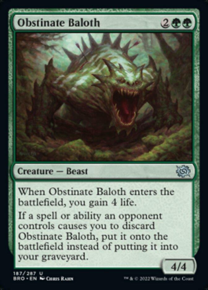 Obstinate Baloth [The Brothers' War] - La Boîte Mystère ( The Mystery Box)