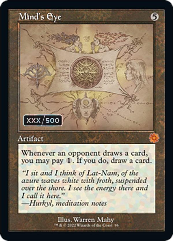 Mind's Eye (Retro Schematic) (Serial Numbered) [The Brothers' War Retro Artifacts] - La Boîte Mystère ( The Mystery Box)