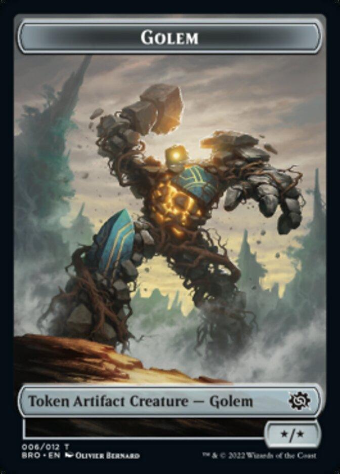 Golem Token [The Brothers' War Tokens] - La Boîte Mystère ( The Mystery Box)