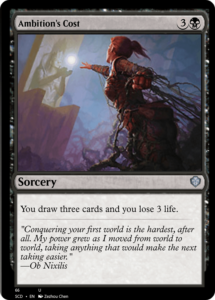 Ambition's Cost [Starter Commander Decks] - La Boîte Mystère ( The Mystery Box)