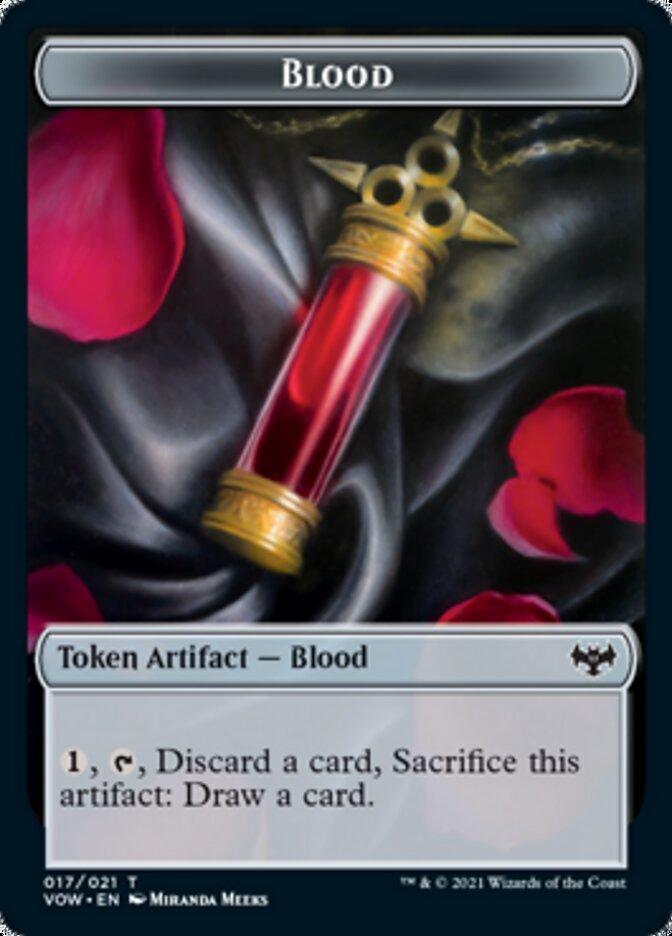 Blood // Dragon Illusion Double-sided Token [Innistrad: Crimson Vow Tokens] - La Boîte Mystère ( The Mystery Box)