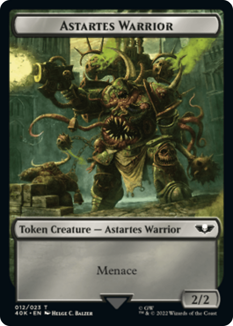 Spawn // Astartes Warrior (Surge Foil) [Universes Beyond: Warhammer 40,000 Tokens] - La Boîte Mystère ( The Mystery Box)