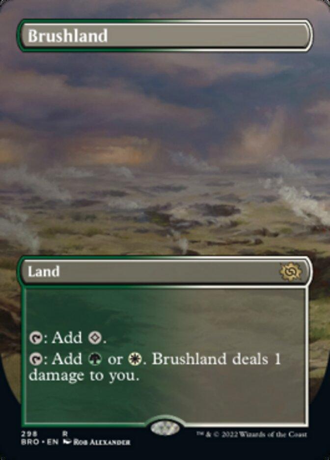 Brushland (Borderless Alternate Art) [The Brothers' War] - La Boîte Mystère ( The Mystery Box)