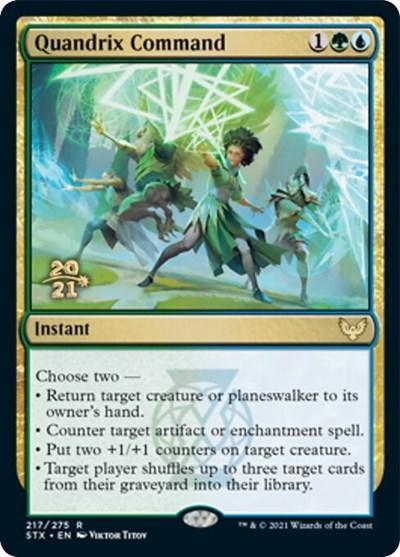 Quandrix Command [Strixhaven: School of Mages Prerelease Promos] - La Boîte Mystère ( The Mystery Box)
