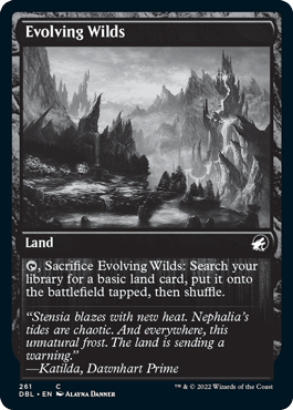 Evolving Wilds (261) [Innistrad: Double Feature] - La Boîte Mystère ( The Mystery Box)