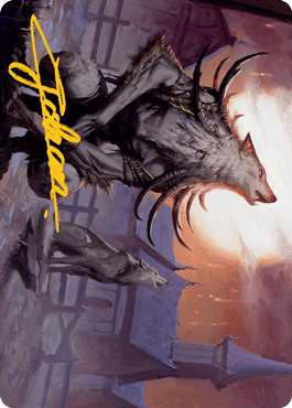 Lord of the Ulvenwald Art Card (Gold-Stamped Signature) [Innistrad: Midnight Hunt Art Series] - La Boîte Mystère ( The Mystery Box)