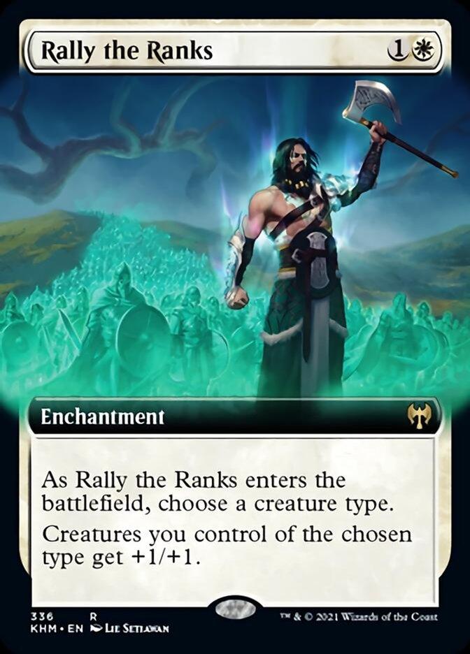 Rally the Ranks (Extended Art) [Kaldheim] - La Boîte Mystère ( The Mystery Box)