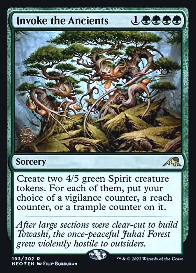 Invoke the Ancients [Kamigawa: Neon Dynasty Prerelease Promos] - La Boîte Mystère ( The Mystery Box)