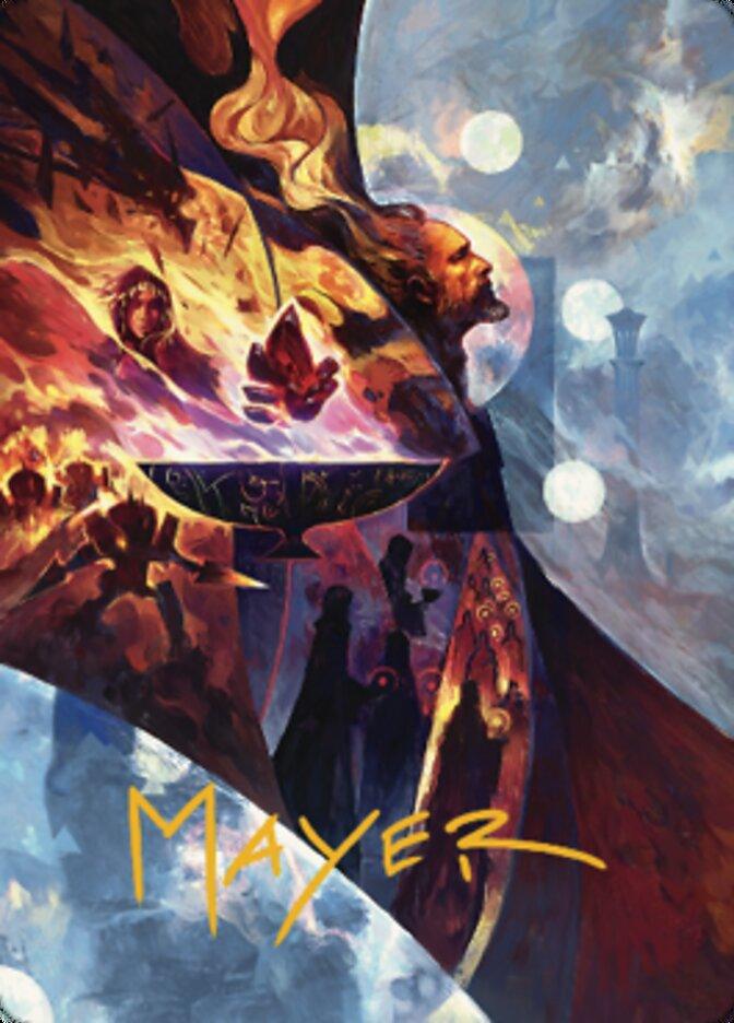 Urza's Command Art Card (Gold-Stamped Signature) [The Brothers' War Art Series] - La Boîte Mystère ( The Mystery Box)