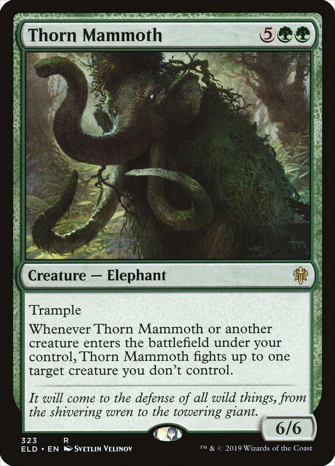 Thorn Mammoth [Throne of Eldraine] - La Boîte Mystère ( The Mystery Box)