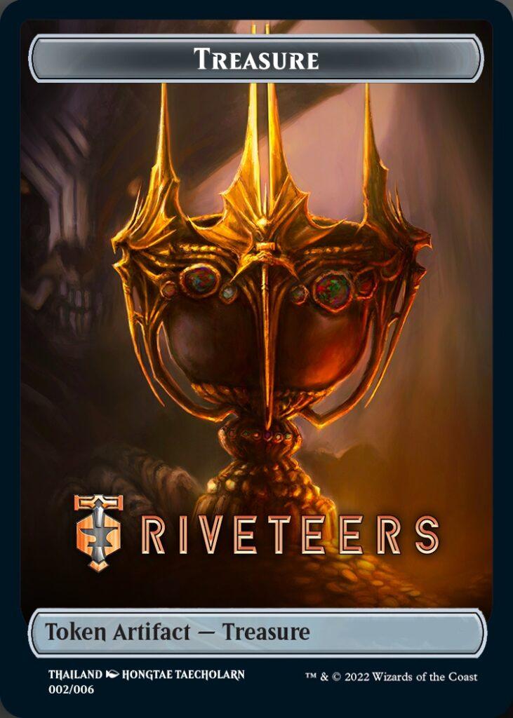 Treasure Token (Riveteers) (Southeast Asia Artists) [Streets of New Capenna Tokens] - La Boîte Mystère ( The Mystery Box)