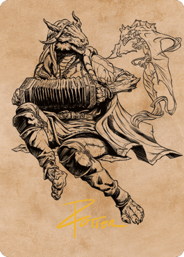 Korlessa, Scale Singer Art Card (Gold-Stamped Signature) [Commander Legends: Battle for Baldur's Gate Art Series] - La Boîte Mystère ( The Mystery Box)