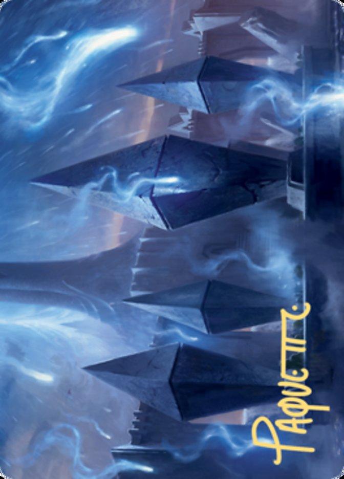 Sea Gate Restoration Art Card (Gold-Stamped Signature) [Zendikar Rising Art Series] - La Boîte Mystère ( The Mystery Box)