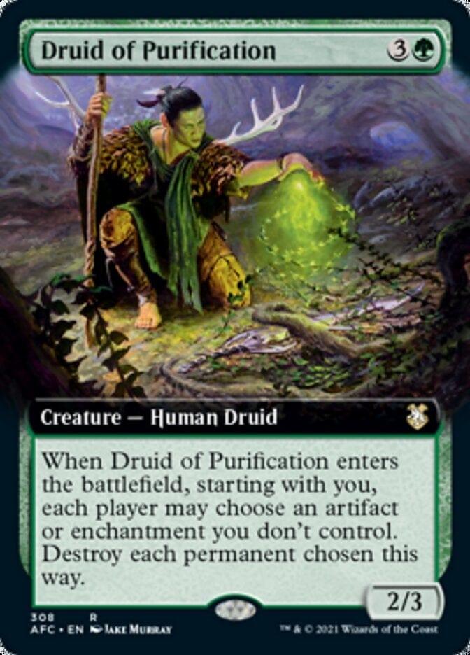 Druid of Purification (Extended) [Dungeons & Dragons: Adventures in the Forgotten Realms Commander] - La Boîte Mystère ( The Mystery Box)